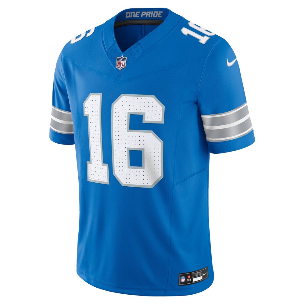 Men's Detroit Lions Jared Goff Blue Vapor F.U.S.E. Limited Jersey 