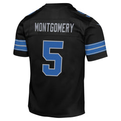 Youth Detroit Lions David Montgomery Black Alternate Player Game Jersey 