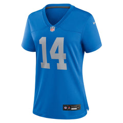 Women's Detroit Lions Amon-Ra St. Brown Blue Alternate Game Jersey 