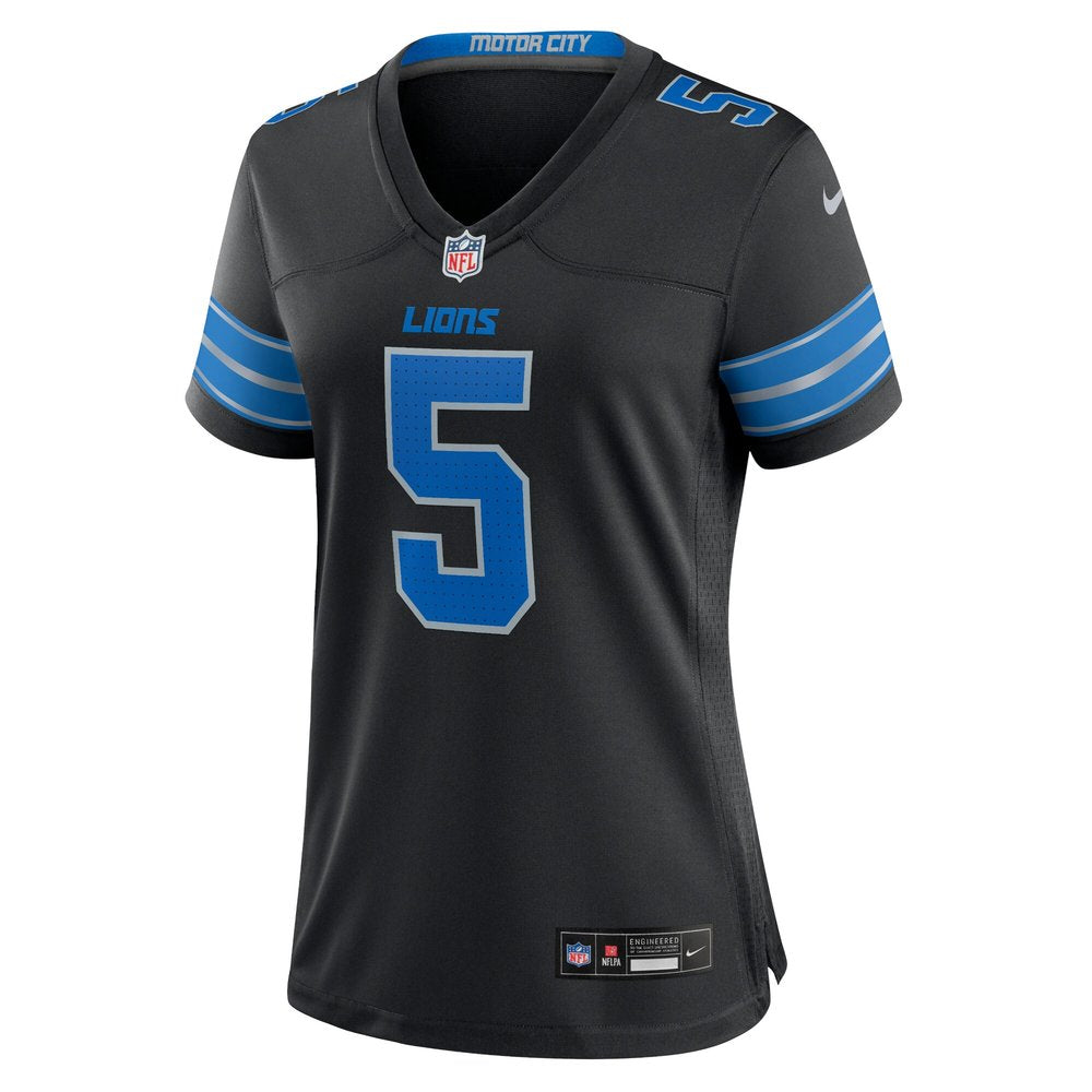 Women's Detroit Lions David Montgomery Black 2nd Alternate Game Jersey 