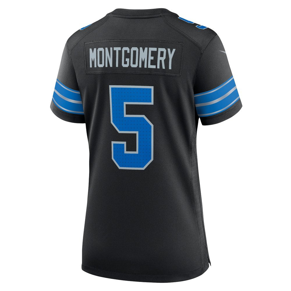Women's Detroit Lions David Montgomery Black 2nd Alternate Game Jersey 