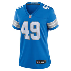 Women's Detroit Lions Hogan Hatten Blue Game Jersey 