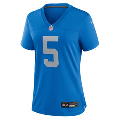 Women's Detroit Lions David Montgomery Blue Alternate Game Jersey 