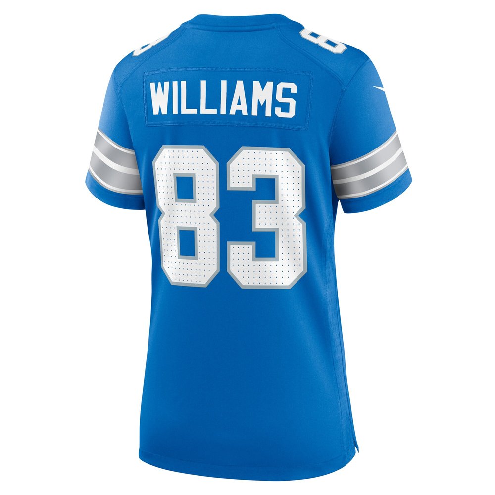 Women's Detroit Lions Isaiah Williams Blue Game Jersey 