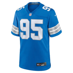 Men's Detroit Lions Mathieu Betts Blue Game Jersey 