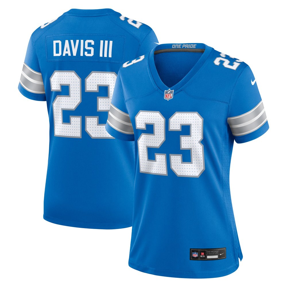 Women's Detroit Lions Carlton Davis III Blue Game Jersey 