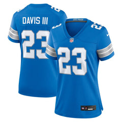 Women's Detroit Lions Carlton Davis III Blue Game Jersey 