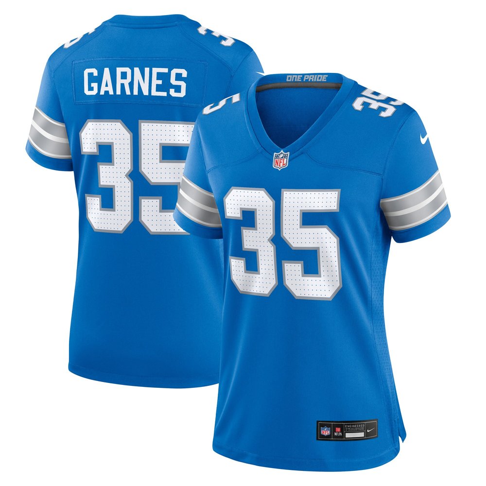 Women's Detroit Lions Chelen Garnes Blue Game Jersey 