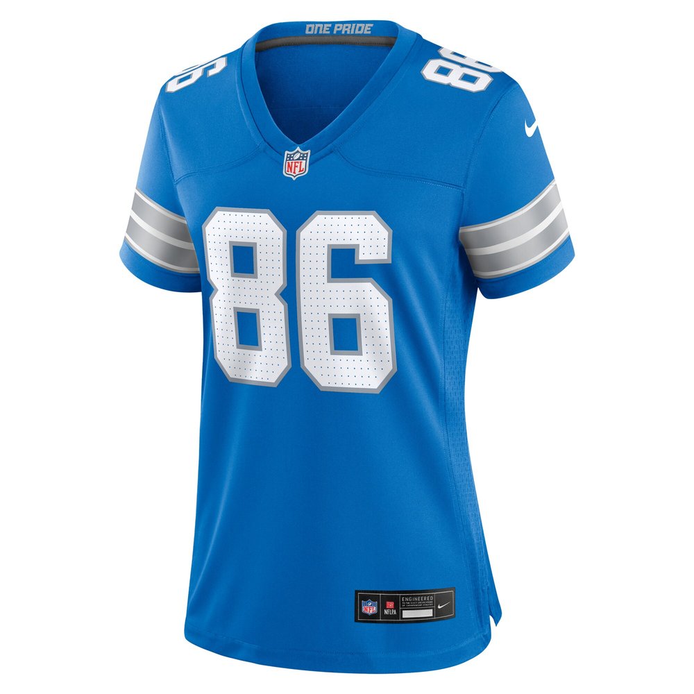 Women's Detroit Lions Sean McKeon Blue Game Jersey 
