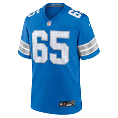 Men's Detroit Lions Kingsley Eguakun Blue Game Jersey 