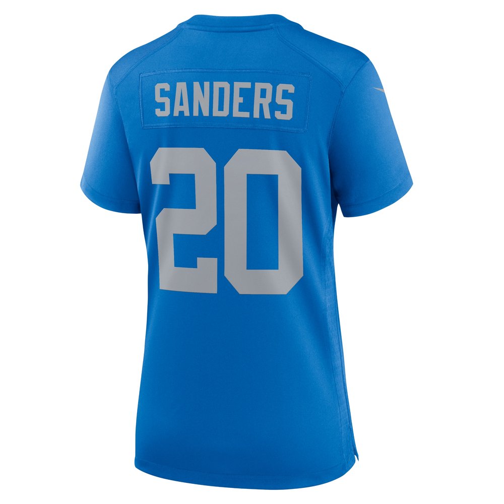Women's Detroit Lions Barry Sanders Blue Alternate Game Jersey 