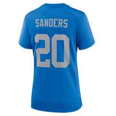 Women's Detroit Lions Barry Sanders Blue Alternate Game Jersey 