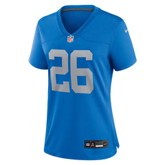 Women's Detroit Lions Jahmyr Gibbs Blue Alternate Game Jersey 