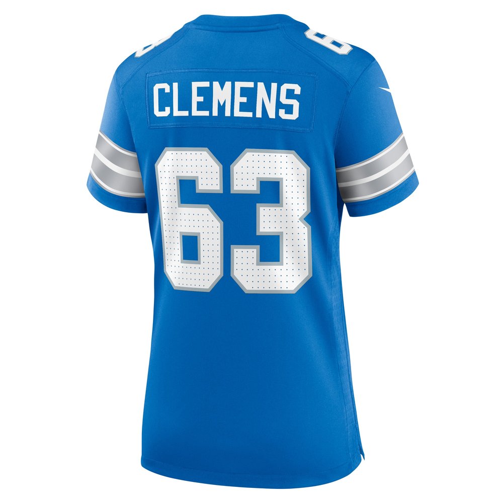 Women's Detroit Lions Duke Clemens Blue Game Jersey 
