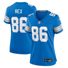 Women's Detroit Lions Isaac Rex Blue Game Jersey 