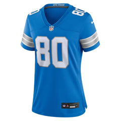 Women's Detroit Lions Jalon Calhoun Blue Game Jersey 