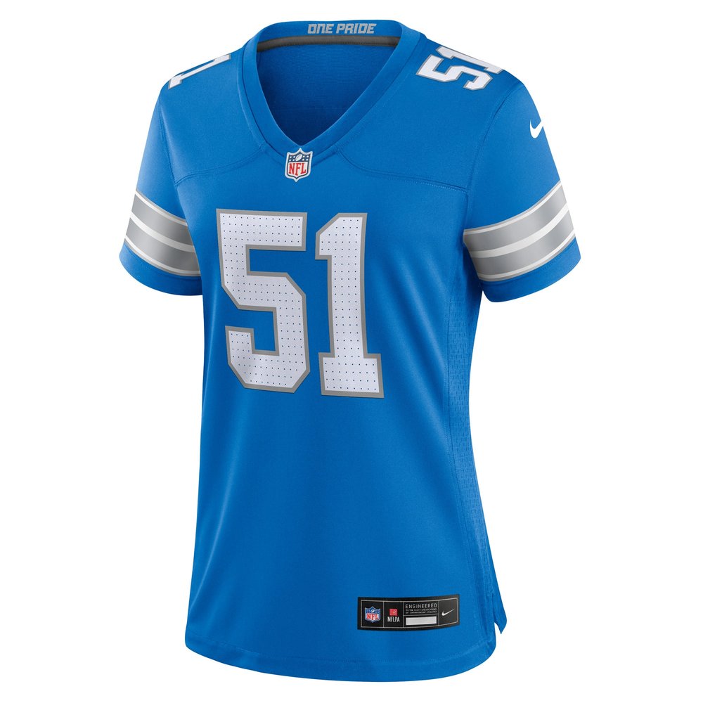 Women's Detroit Lions Steele Chambers Blue Game Jersey 