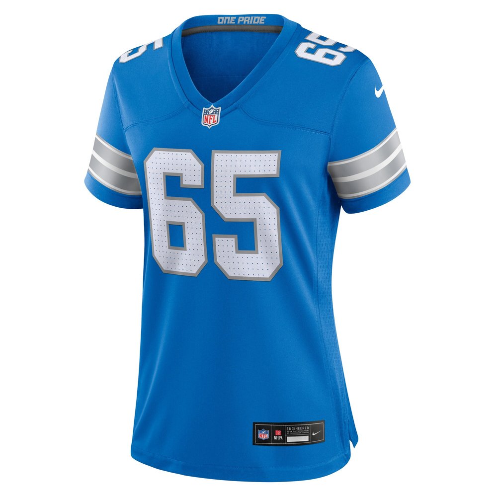 Women's Detroit Lions Kingsley Eguakun Blue Game Jersey 