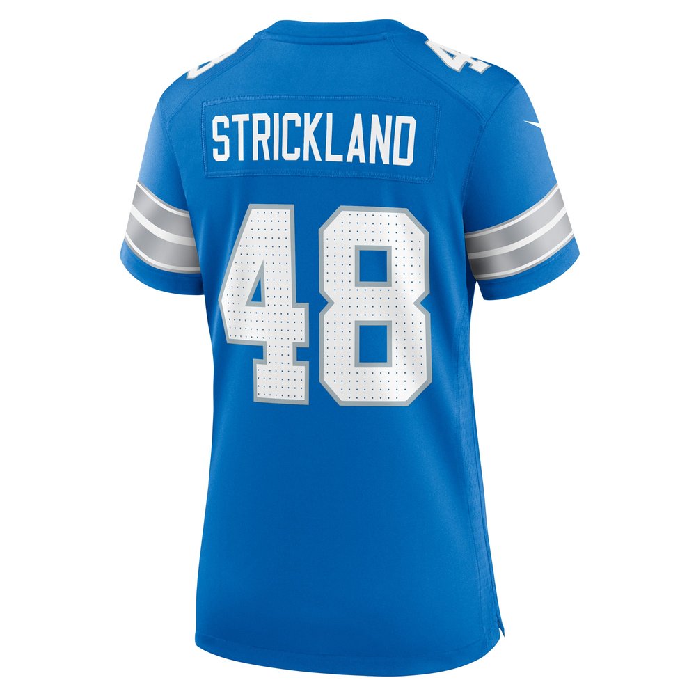 Women's Detroit Lions Loren Strickland Blue Game Jersey 