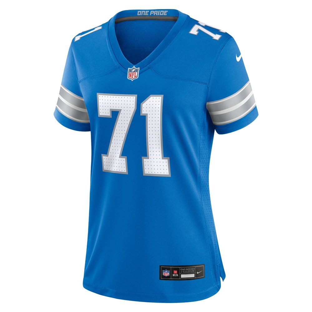 Women's Detroit Lions Kevin Zeitler Blue Game Jersey 