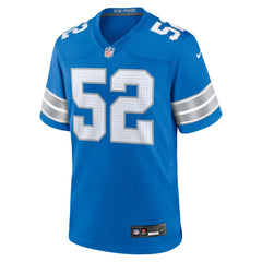 Men's Detroit Lions Netane Muti Blue Game Jersey 