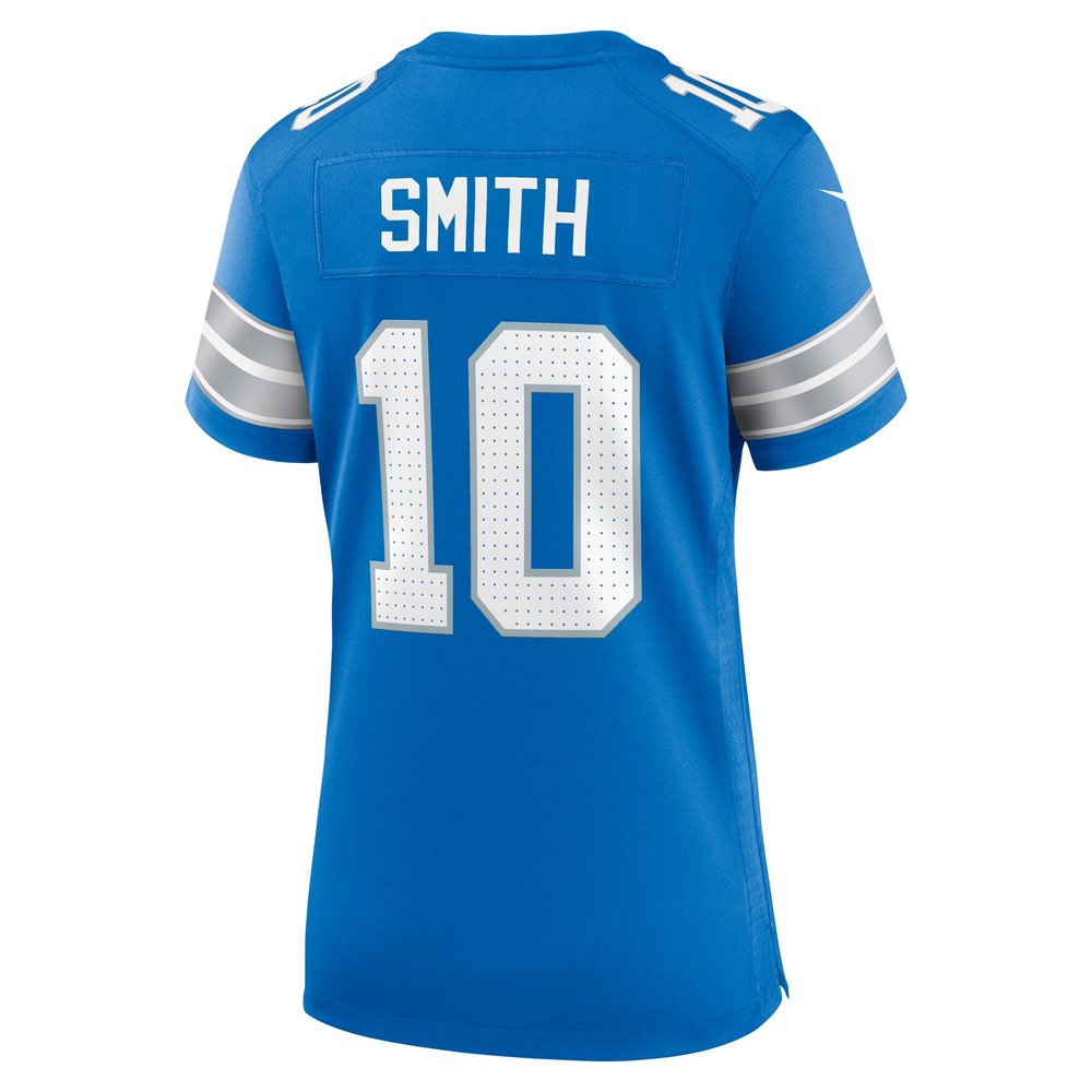 Women's Detroit Lions Tre Quan Smith Blue Game Jersey 