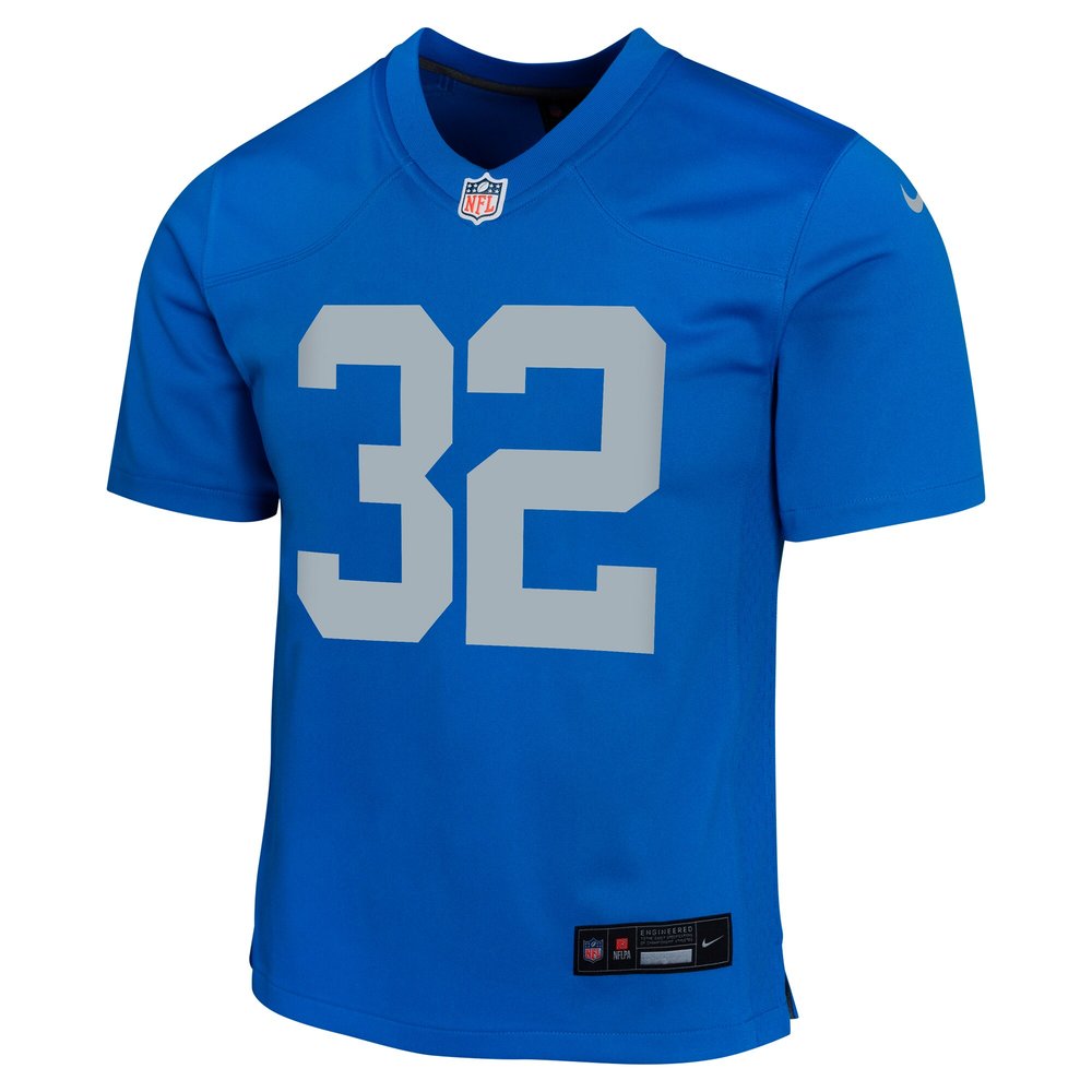Youth Detroit Lions Brian Branch Blue Alternate Game Jersey 