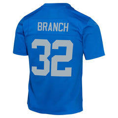 Youth Detroit Lions Brian Branch Blue Alternate Game Jersey 