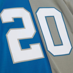 Men's Detroit Lions Barry Sanders Mitchell & Ness Blue/Silver Big & Tall Split Legacy Retired Player Replica Jersey 