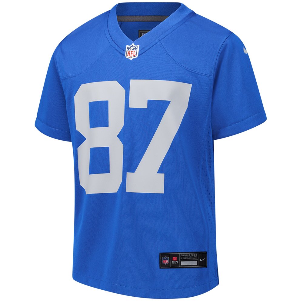 Youth Detroit Lions Sam LaPorta Blue Alternate Game Jersey 