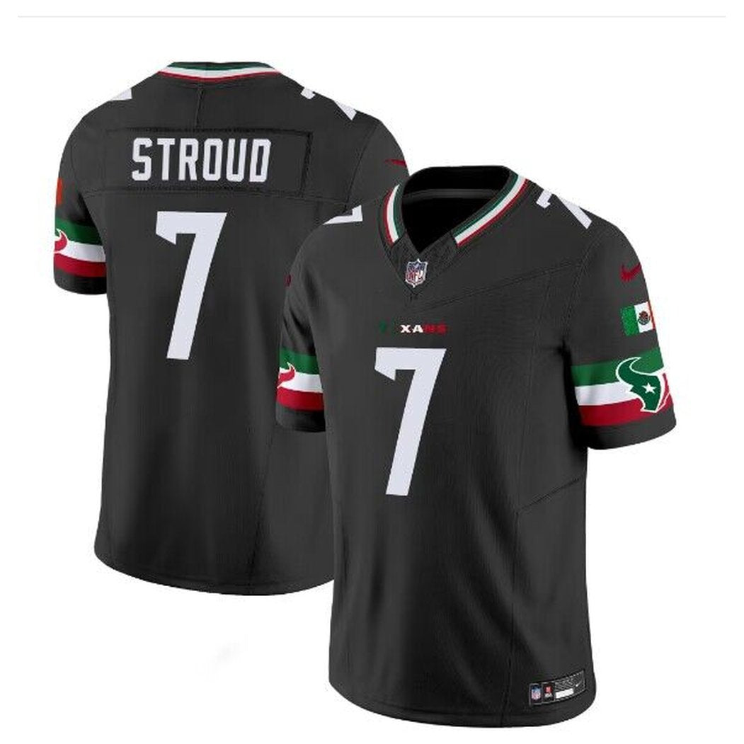 Men's Houston Texans #7 C.J. Stroud Black Mexico F.U.S.E. Vapor Limited Stitched Jersey 