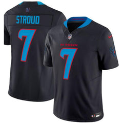 Men's Houston Texans #7 C.J. Stroud Navy 2024 Vapor F.U.S.E. Limited Stitched Jersey 