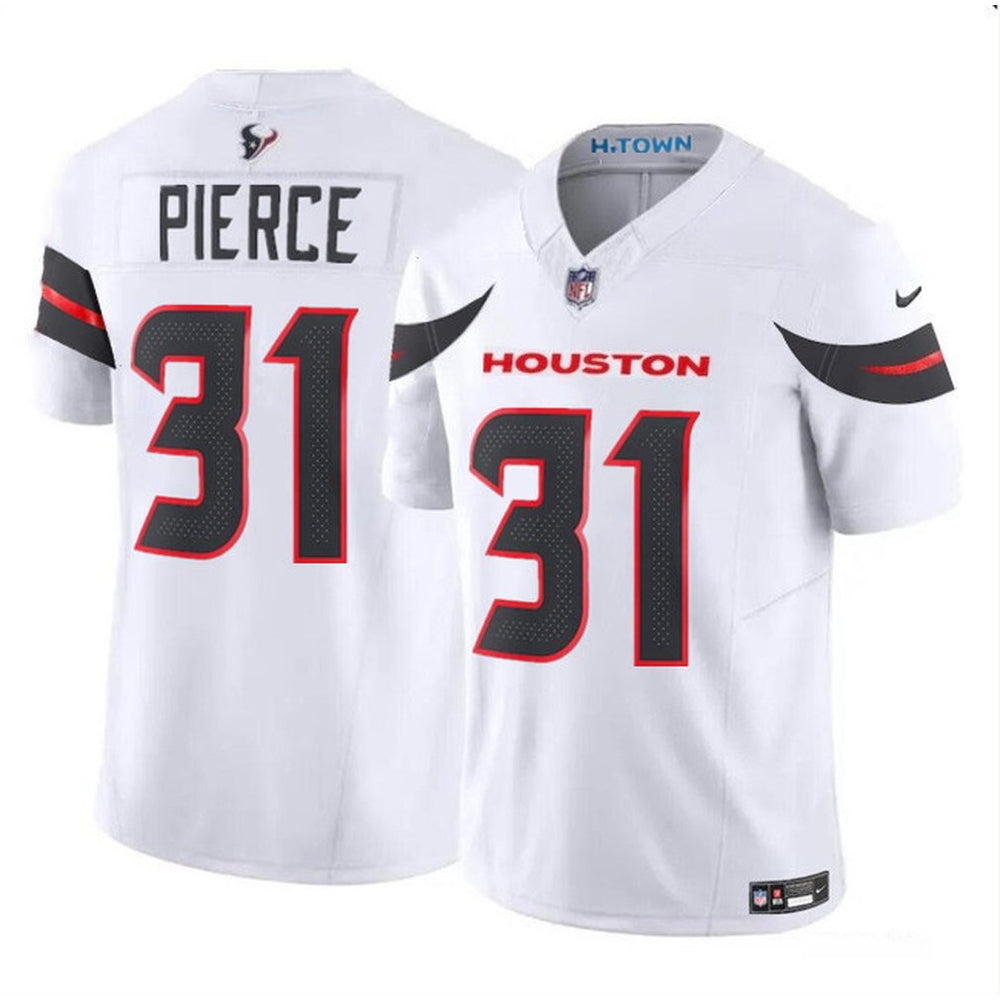 Men's Houston Texans #31 Dameon Pierce White 2024 Vapor F.U.S.E. Limited Stitched Jersey 