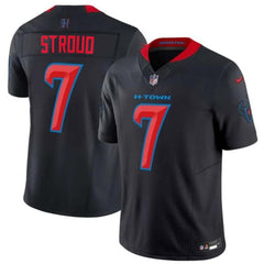 Men's Houston Texans #7 C.J. Stroud Navy 2024 2nd Alternate F.U.S.E Vapor Stitched jersey 