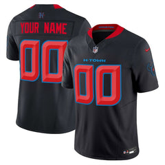 Men's Houston Texans Active Player Custom Navy 2024 2nd Alternate F.U.S.E Vapor Stitched jersey 