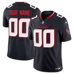 Men's Houston Texans Active Player Custom Navy 2024 F.U.S.E Vapor Stitched jersey 