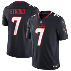 Men's Houston Texans #7 C.J. Stroud Navy 2024 Vapor F.U.S.E. Limited Stitched Jersey 