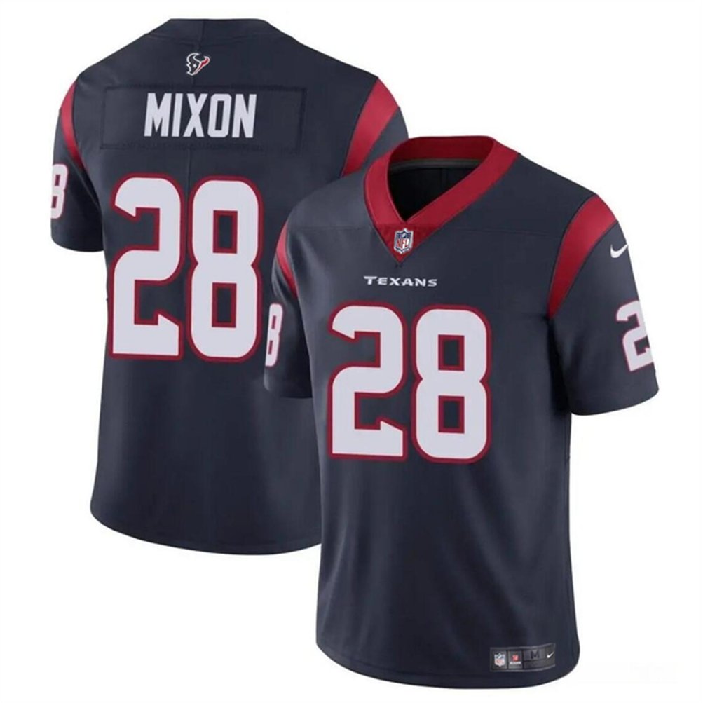 Men's Houston Texans #28 Joe Mixon Navy Vapor Untouchable Stitched Football Jersey 