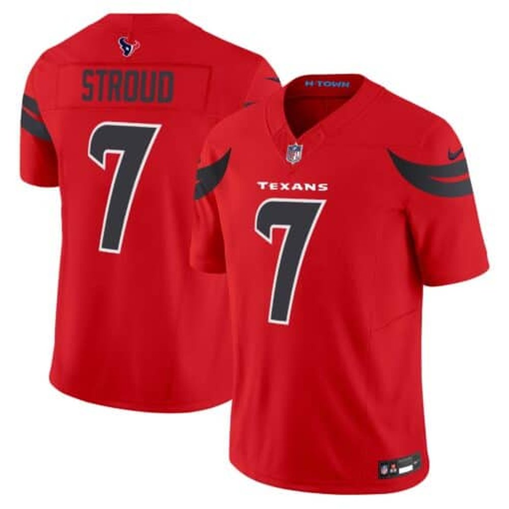 Men's C.J. Stroud Red Houston Texans #7 Vapor F.U.S.E. Limited Jersey 
