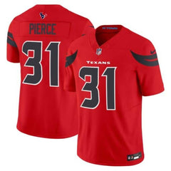 Men's Dameon Pierce Red Houston Texans #31 Vapor F.U.S.E. Limited Jersey 