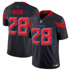 Men's Joe Mixon Navy Blue Houston Texans #28 Vapor F.U.S.E. Limited Jersey 