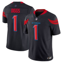 Men's Stefon Diggs Navy Blue Houston Texans Vapor F.U.S.E. Limited Jersey 
