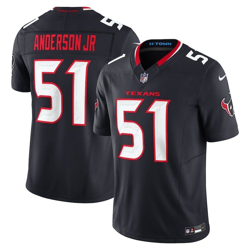 Men's Will Anderson Jr. Navy Houston Texans #51 Vapor F.U.S.E. Limited Jersey 