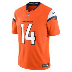 Men's Denver Broncos Courtland Sutton Orange Mile High Collection Vapor F.U.S.E. Limited Jersey 