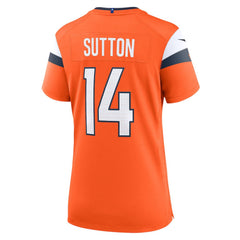 Women's Denver Broncos Courtland Sutton Orange Mile High Collection Game Jersey 
