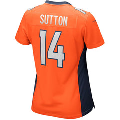 Women's Courtland Sutton Orange Denver Broncos Game Jersey 