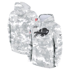 Men's Buffalo Bills Arctic Camo 2024 Salute to Service Club Fleece Pullover Hoodie 