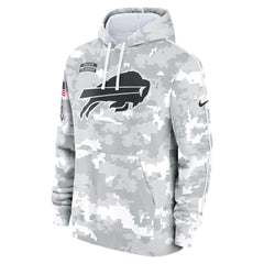 Men's Buffalo Bills Arctic Camo 2024 Salute to Service Club Fleece Pullover Hoodie 