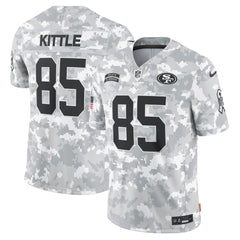Men's San Francisco 49ers George Kittle Arctic Camo 2024 Salute to Service Limited Jersey 