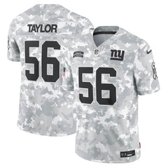 Men's New York Giants Lawrence Taylor Arctic Camo 2024 Salute to Service Retired Player Limited Jersey 